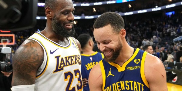 mk体育官网-内讧传闻推动詹皇离开湖人？名记：勒布朗或最终和库里联手