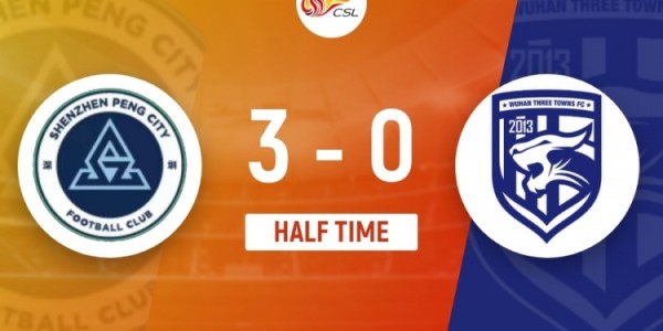 mk体育官方网站-半场-新鹏城3-0三镇 韦斯利双响本科维奇头球破门戴伟浚助攻